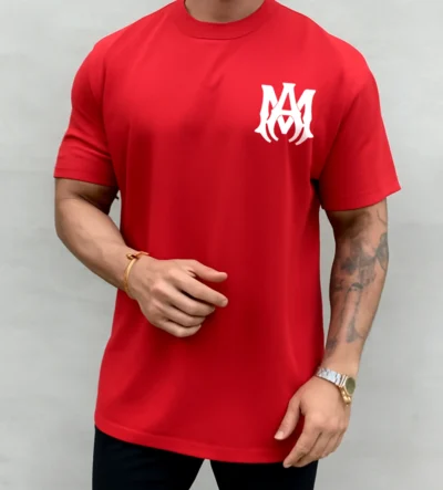 Amiri Logo T-Shirt Red