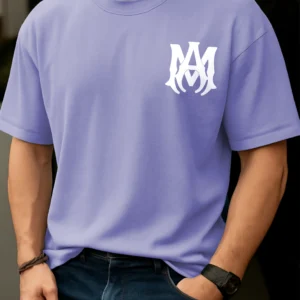 Amiri Logo T-Shirt Blue