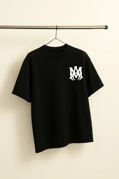 Amiri Logo T-Shirt Black - Image 2