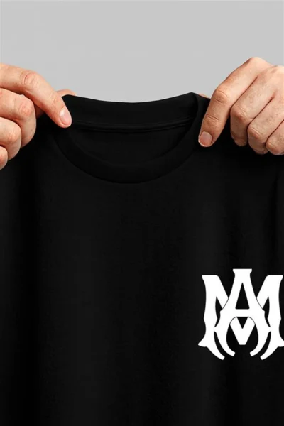 Amiri Logo T-Shirt Black - Image 3