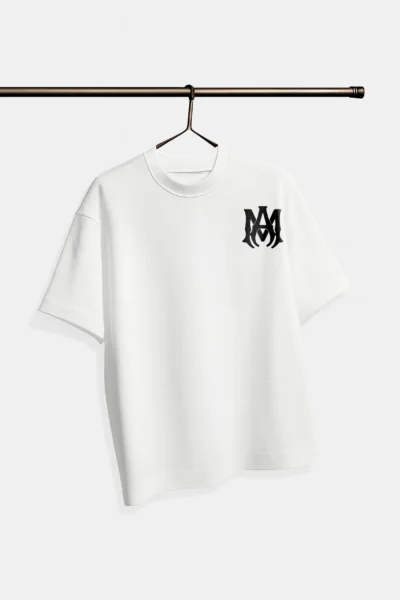 Amiri Logo T-Shirt WHITE - Image 4